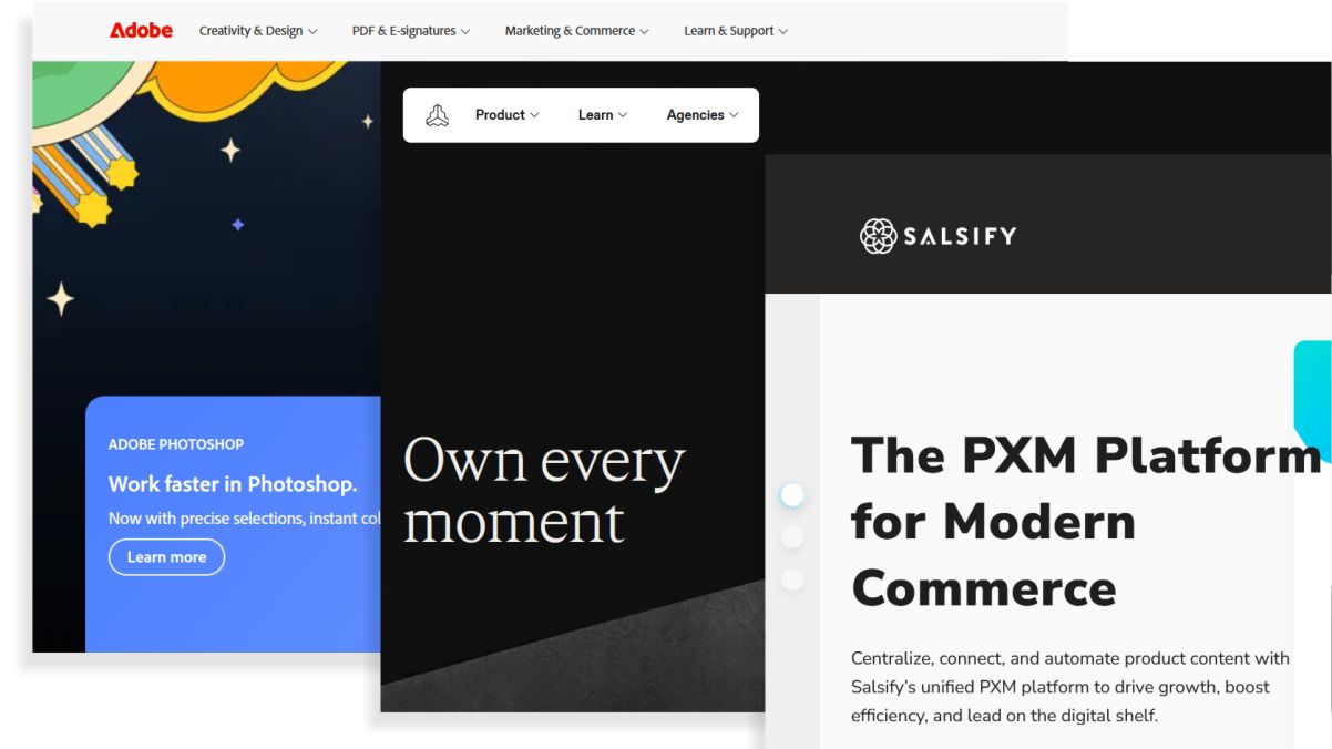 SharePoint and Dropbox dashboards as examples of cloud document-management tools.